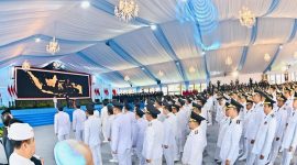 Ceremony pelantikan kepala daerah serentak, Kamis (20/2/2025), di Istana Negara, Jakarta.