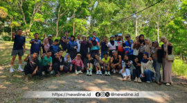 Telaga Jaya Kompak Gelar Car Free Day & Kerja Bakti di Buper, Sambut Peran Saka Nasional