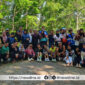 Telaga Jaya Kompak Gelar Car Free Day & Kerja Bakti di Buper, Sambut Peran Saka Nasional