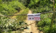 Warga Tutup Akses Tambang di Desa Persatuan, Protes Masuknya Excavator